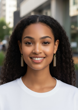 Load image into Gallery viewer, Rose Coloured Earrings