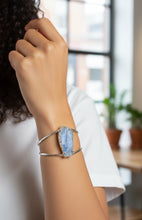 Load image into Gallery viewer, Blue Skies Stone Cuff Bracelet