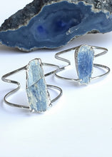 Load image into Gallery viewer, Blue Skies Stone Cuff Bracelet