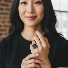 Load image into Gallery viewer, Dark Crystal Ring