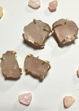 Load image into Gallery viewer, Rose Quartz Studs