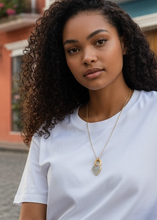 Load image into Gallery viewer, Broken Hearts  are Blue Necklace