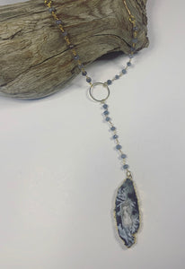 Geode Slice Necklace