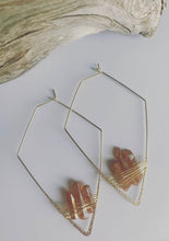 Load image into Gallery viewer, Geometric Gemstone Earrings